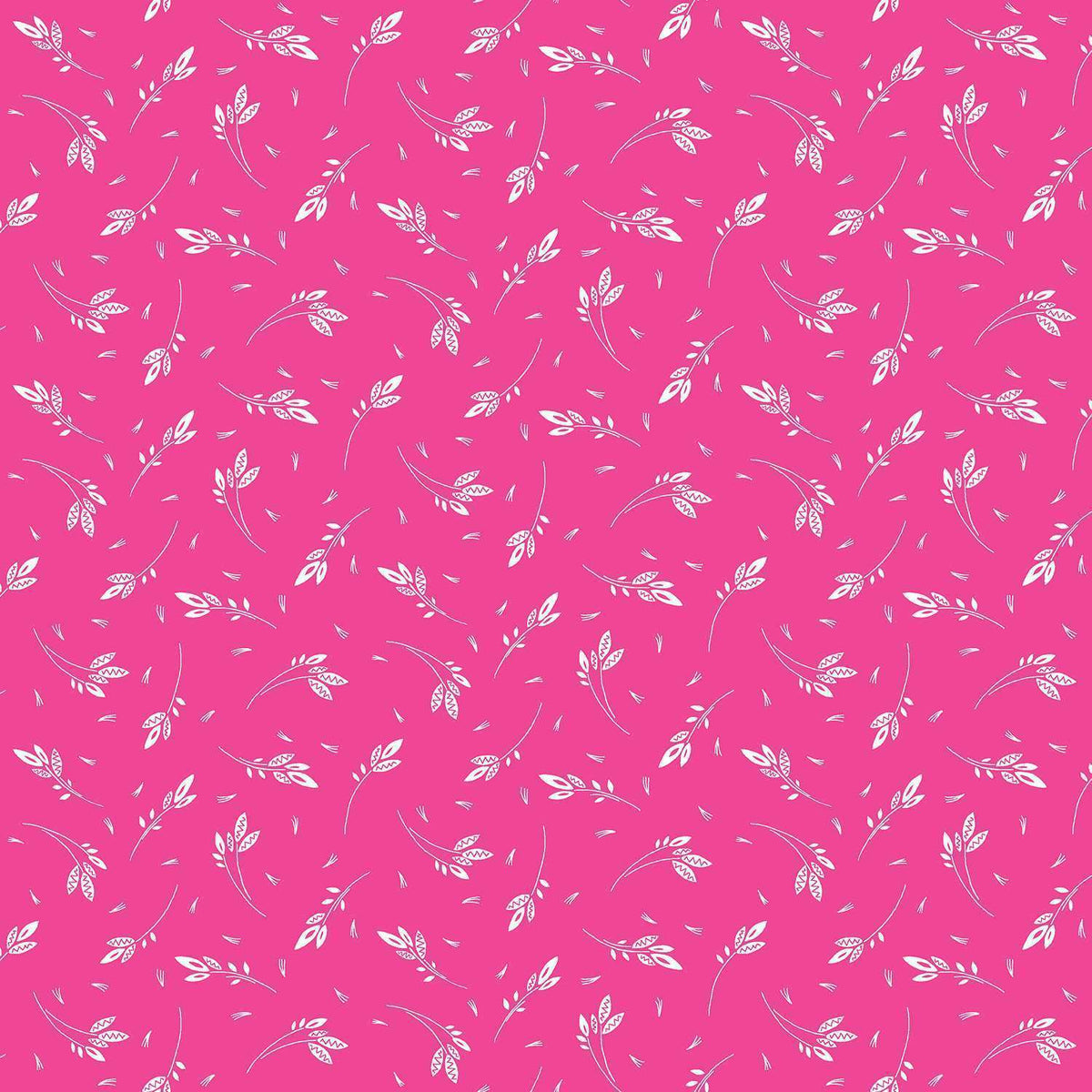 Makower - Revival Sprig Pink 1/2m