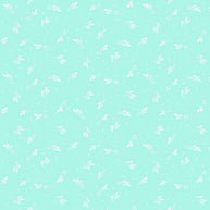 Makower - Revival Sprig Teal 1/2m