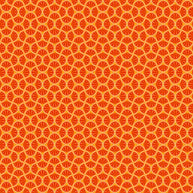 Makower - Revival Palm Orange 1/2m