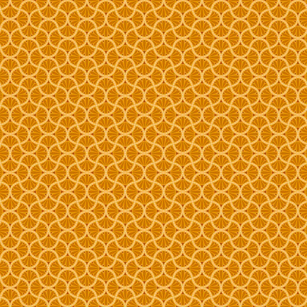 Makower - Revival Palm Ochre 1/2m