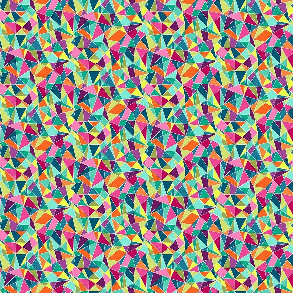 Makower - Revival Mosaic Bright 1/2m