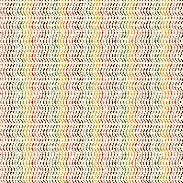 Makower - Revival Ripple Cream 1/2m