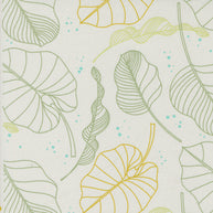 Moda Fabrics - Olive You Leaves Fog 1/2m
