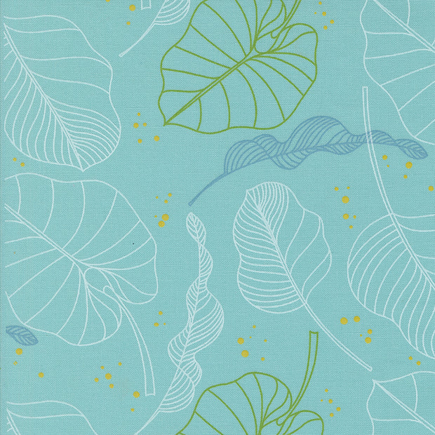 Moda Fabrics - Olive You Leaves Spray 1/2m