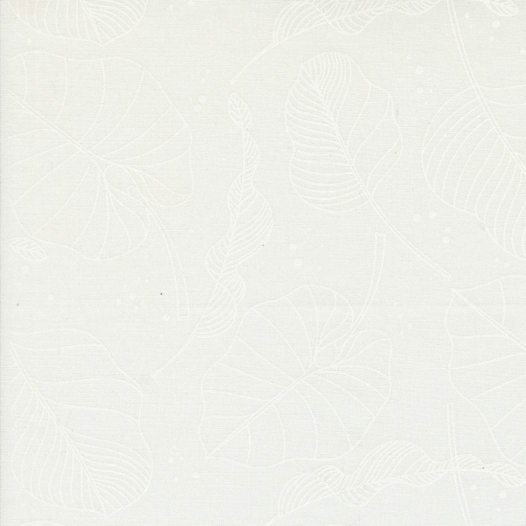 Moda Fabrics - Olive You Leaves Cloud 1/2m