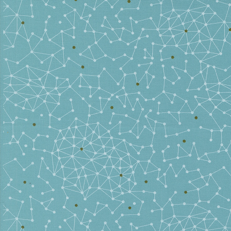 Moda Fabrics - Olive You Net Sky 1/2m