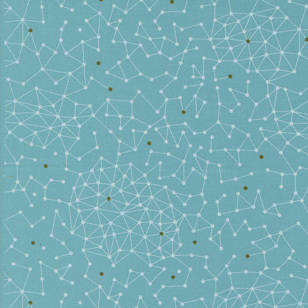 Moda Fabrics - Olive You Net Sky 1/2m