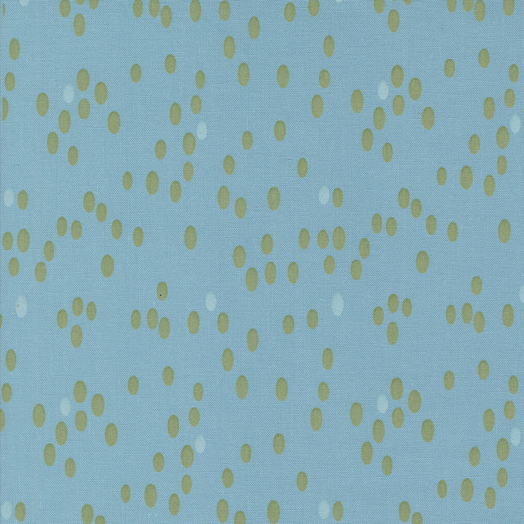 Moda Fabrics - Olive You Dots Glacier 1/2m