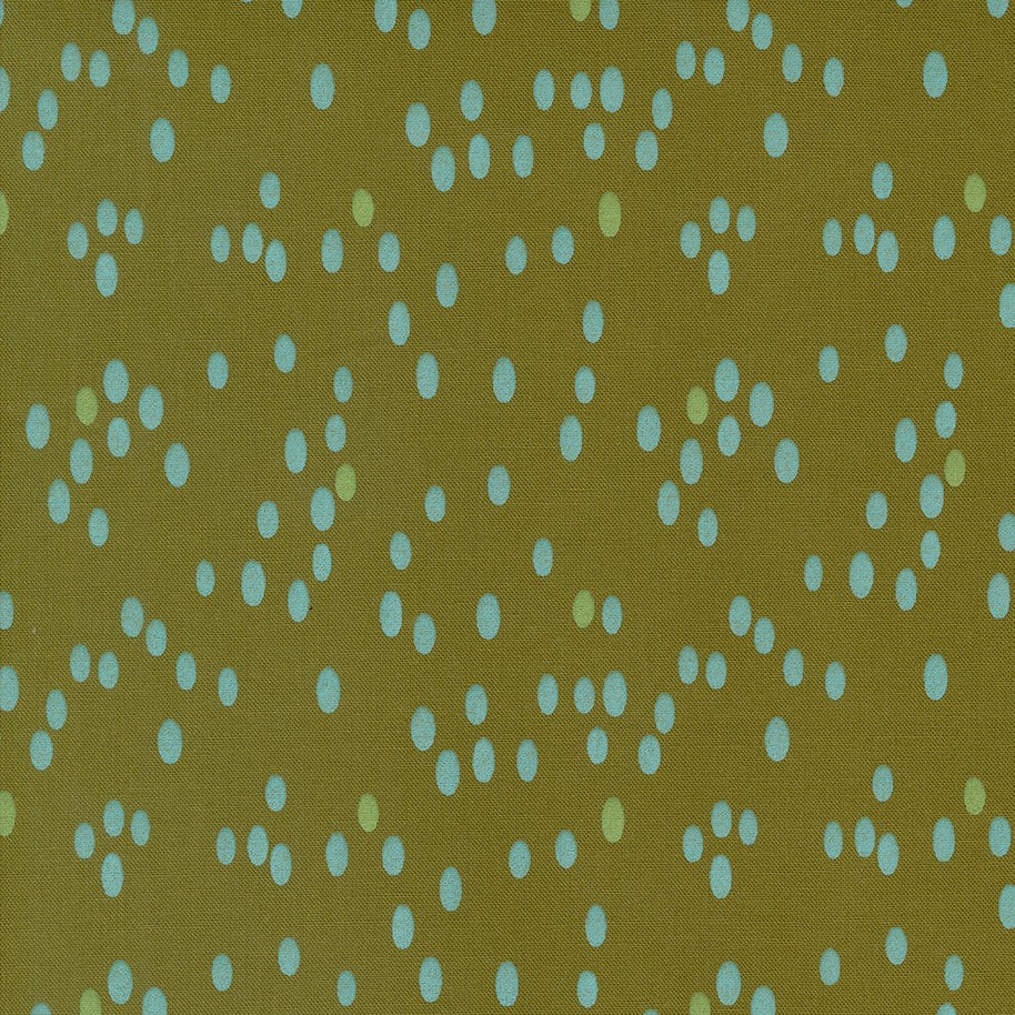 Moda Fabrics - Olive You Dots Olive 1/2m