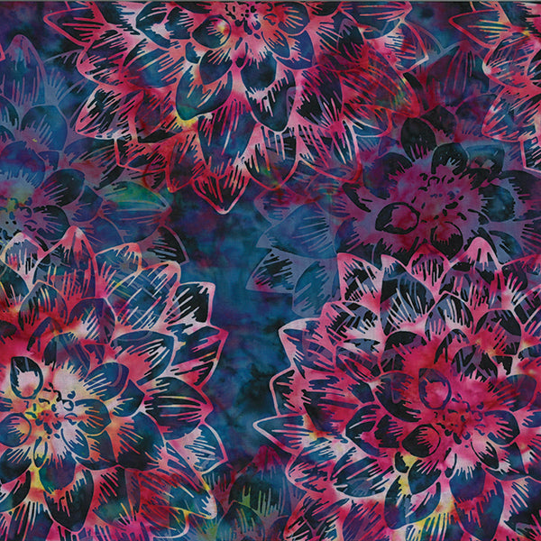 Royal Jewels_Batiks Fuchsia 1/2m
