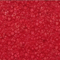 Cool and Collected Batiks Red 1/2m