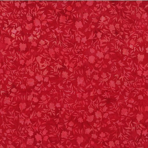 Cool and Collected Batiks Red 1/2m