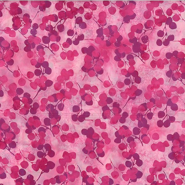 Cool and Collected Batiks Raspberry 1/2m
