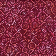 Cool and Collected Batiks Burgundy 1/2m