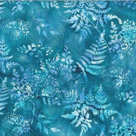 Cool and Collected Batiks Cyan 1/2m