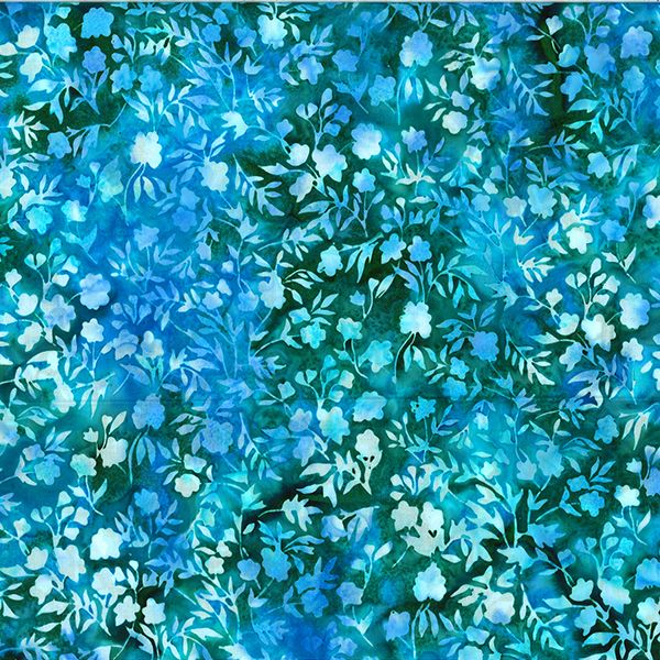 Cool and Collected Batiks Tidepool 1/2m