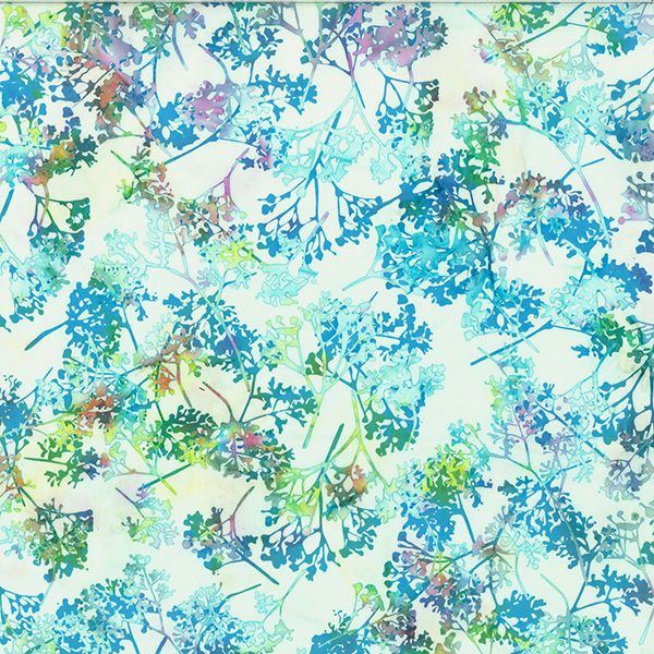Cool and Collected Batiks Light Bright 1/2m