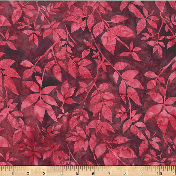 Hoffman Jelly Fish Batiks Pomegranate 1/2m