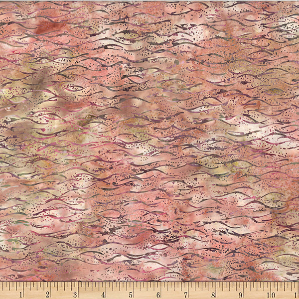 Hoffman Jelly Fish Batiks Peach 1/2m