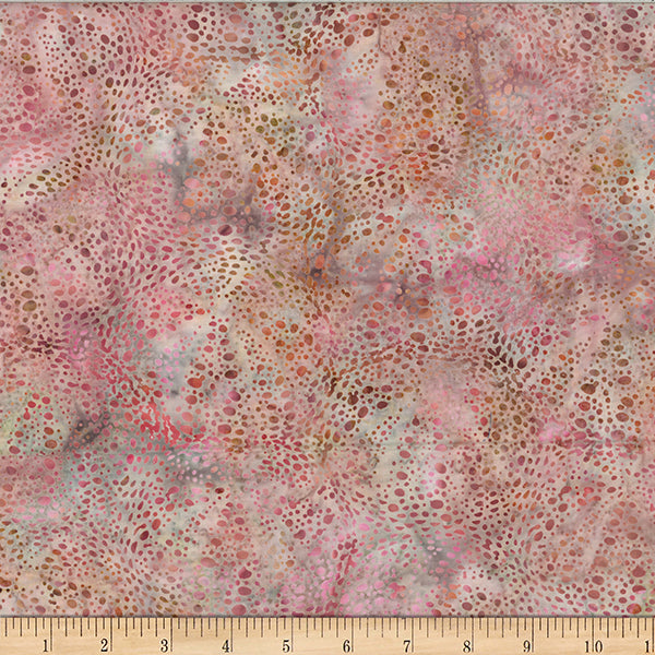 Hoffman Jelly Fish Batiks Coral 1/2m