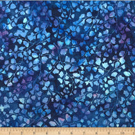 Hoffman Jelly Fish Batiks Sapphire 1/2m