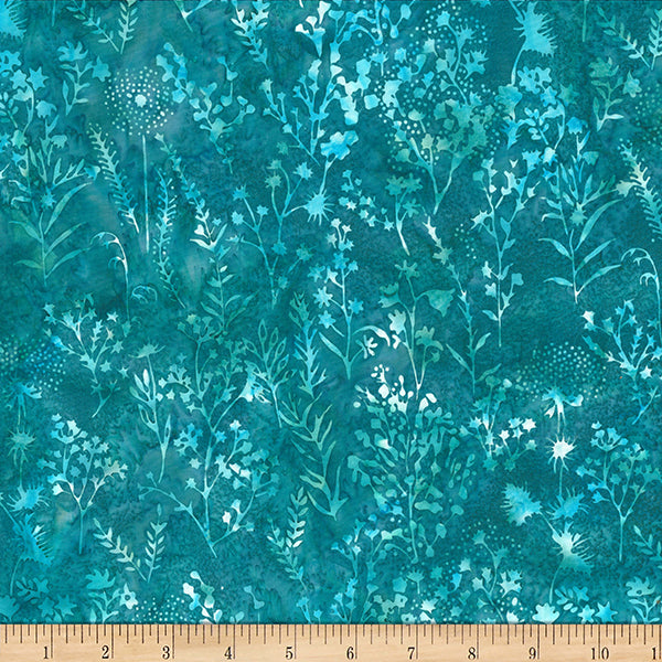 Hoffman Jelly Fish Batiks Aquamarine 1/2m