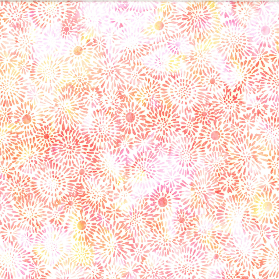 Hoffman Sweet Shoppe Batiks Creamsicle 1/2m