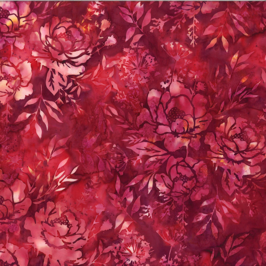 Hoffman Sweet Shoppe Batiks Geranium 1/2m