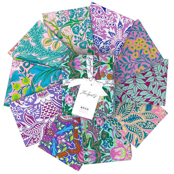 Free Spirit - Kaffe Fassett x Morris & Co - Blush Fat Quarter Bundle