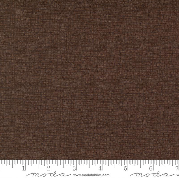 11174 164 - 108” Thatched Chocolate Bar Extra Wide Quilt Backing (108in) by Robin Pickens 1/2m