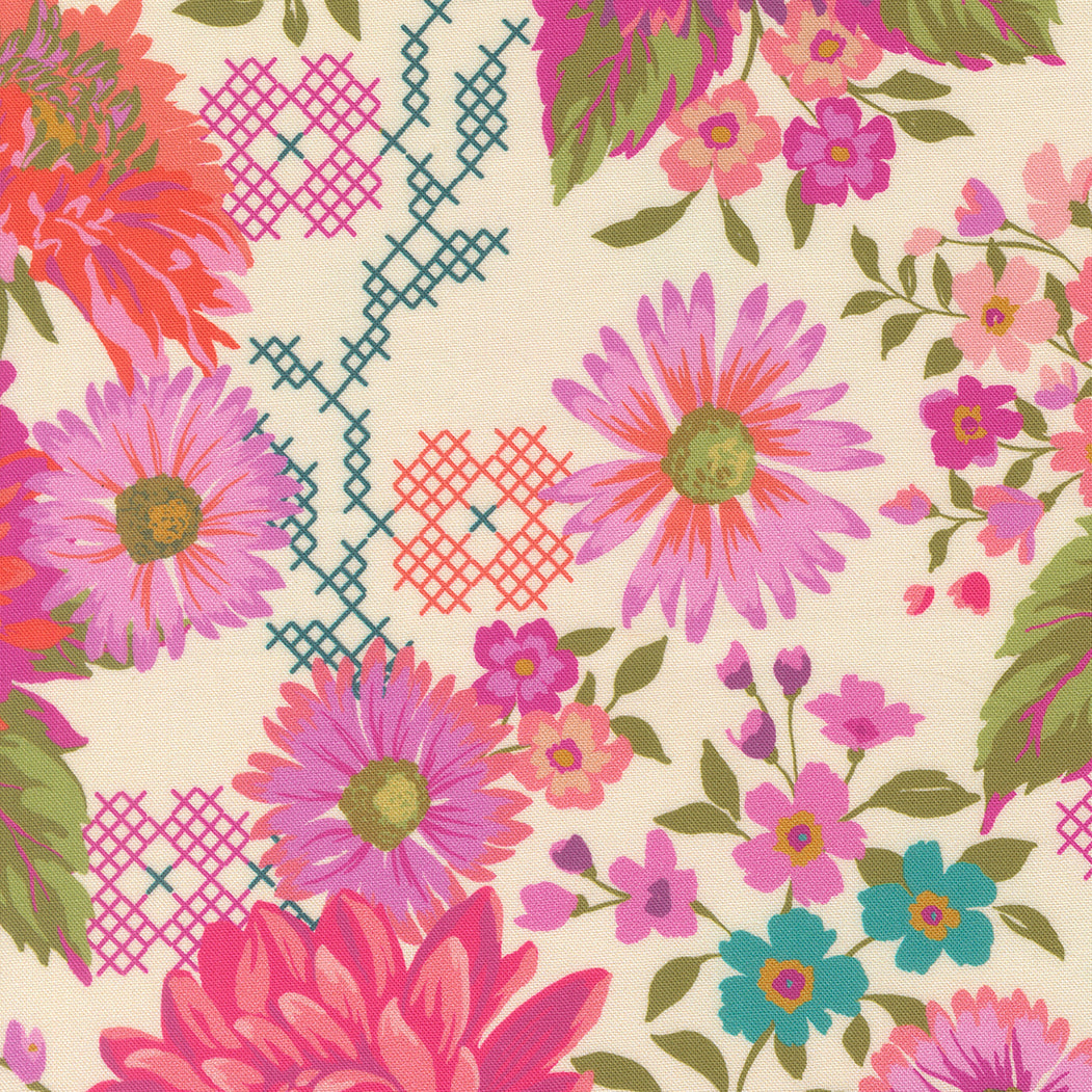 Parlor Cream Happy Blooms