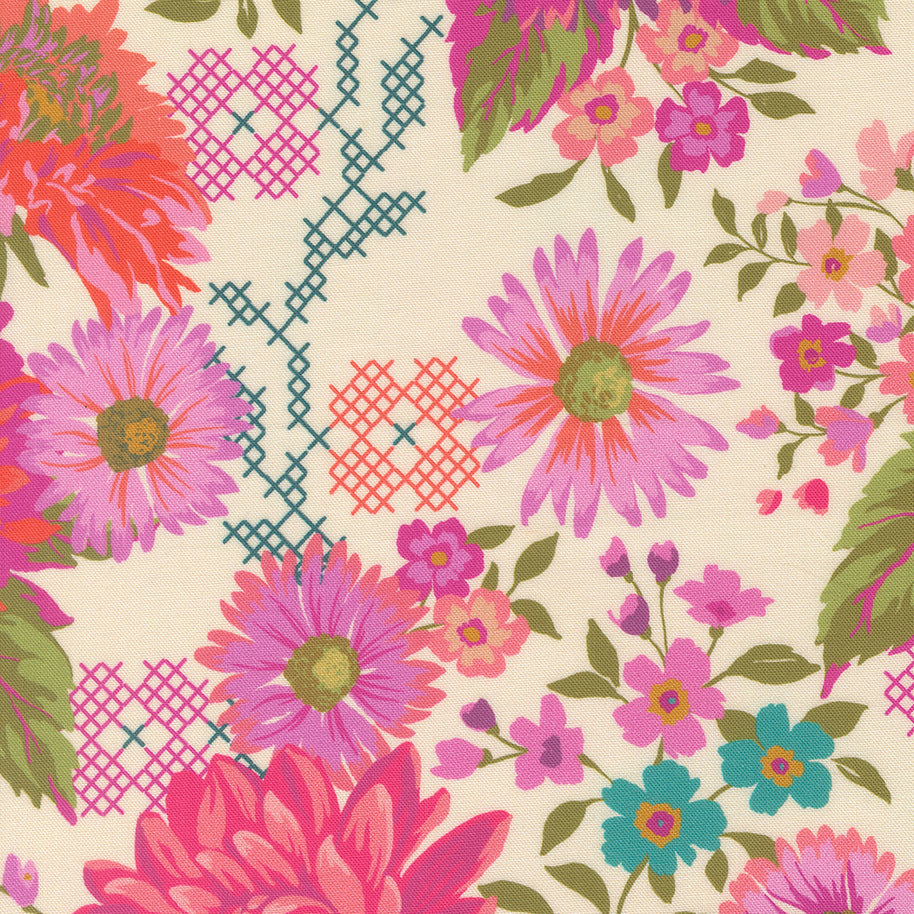Parlor Cream Happy Blooms