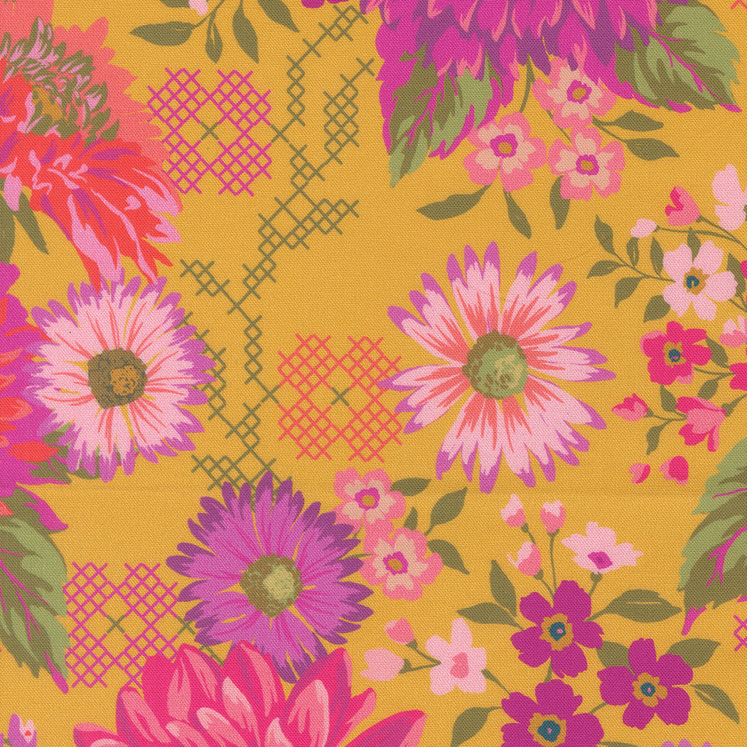 Parlor Dijon Happy Blooms