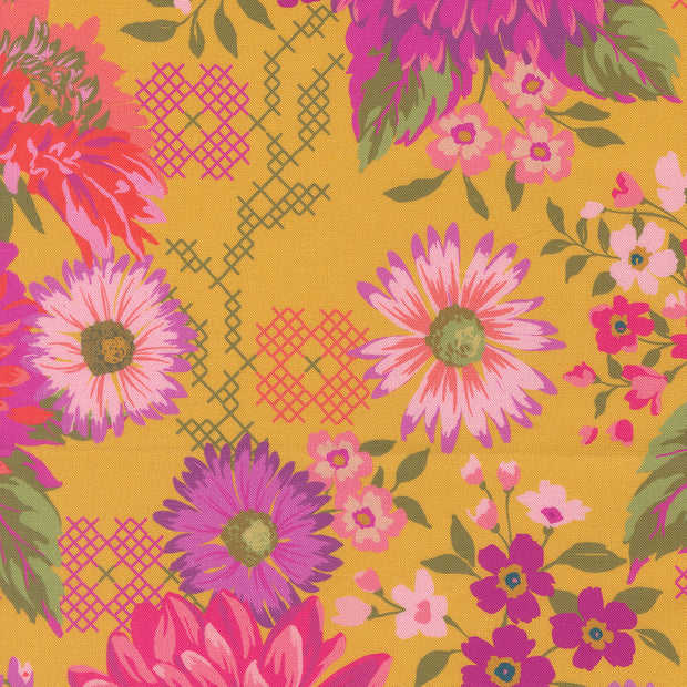 Parlor Dijon Happy Blooms