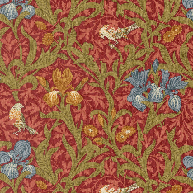 13380 16 Morris Muse Russet by Barbara Brackman 1/2m