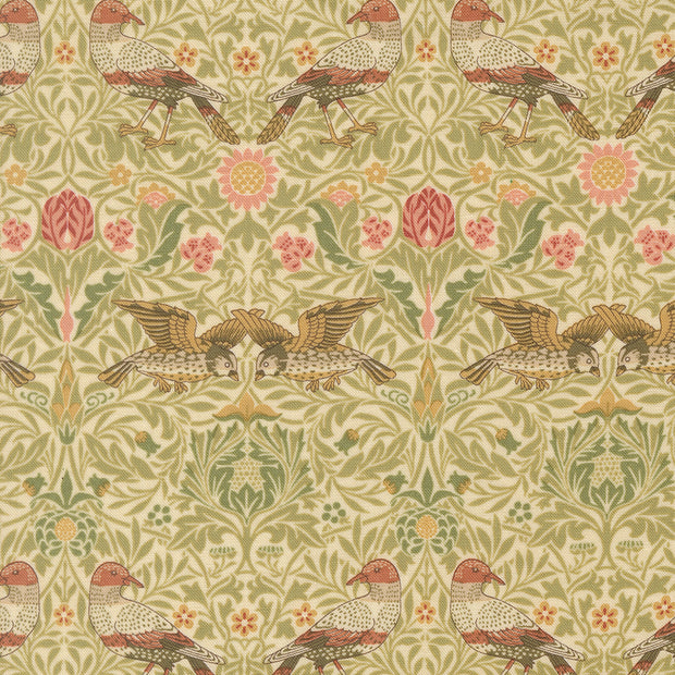 13381 11 Morris Muse Parchment by Barbara Brackman 1/2m