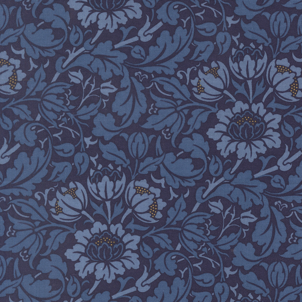 Morris Muse Twilight 13384 14 by Barbara Brackman 1/2m