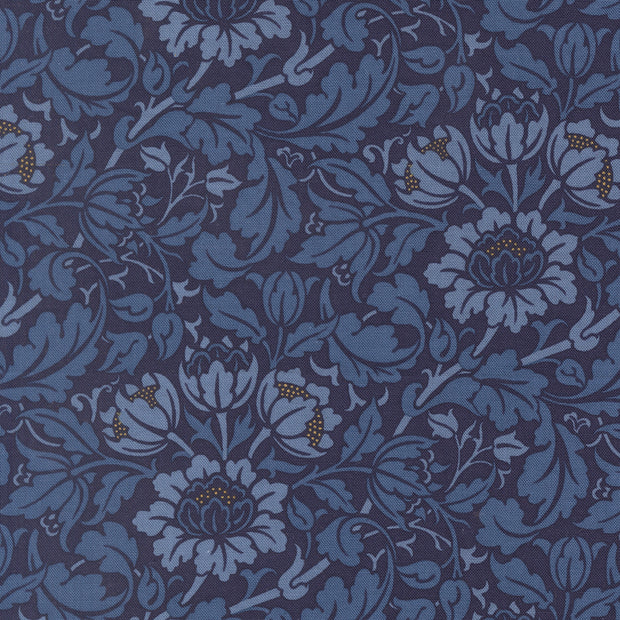 Morris Muse Twilight 13384 14 by Barbara Brackman 1/2m