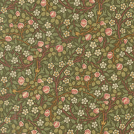 13385 12 Morris Muse Sage by Barbara Brackman 1/2m