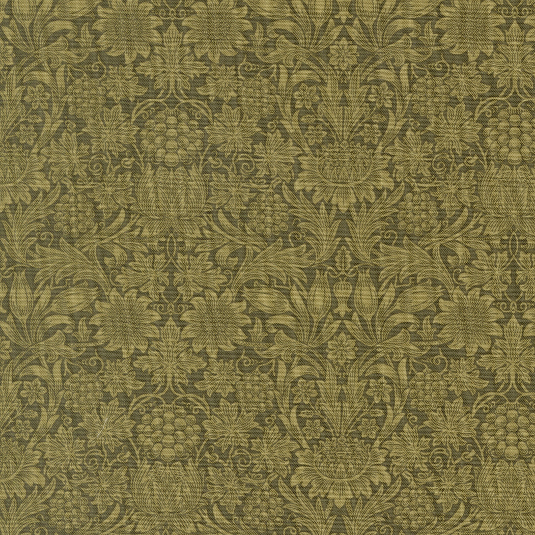 13386 12  Morris Muse Sage by Barbara Brackman 1/2m