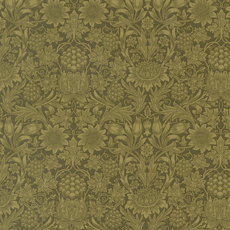 13386 12  Morris Muse Sage by Barbara Brackman 1/2m