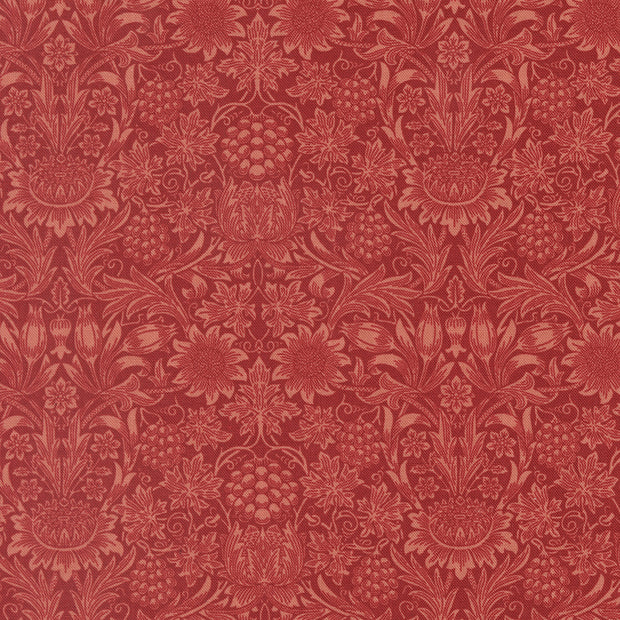 13386 16 Morris Muse Russet by Barbara Brackman 1/2m
