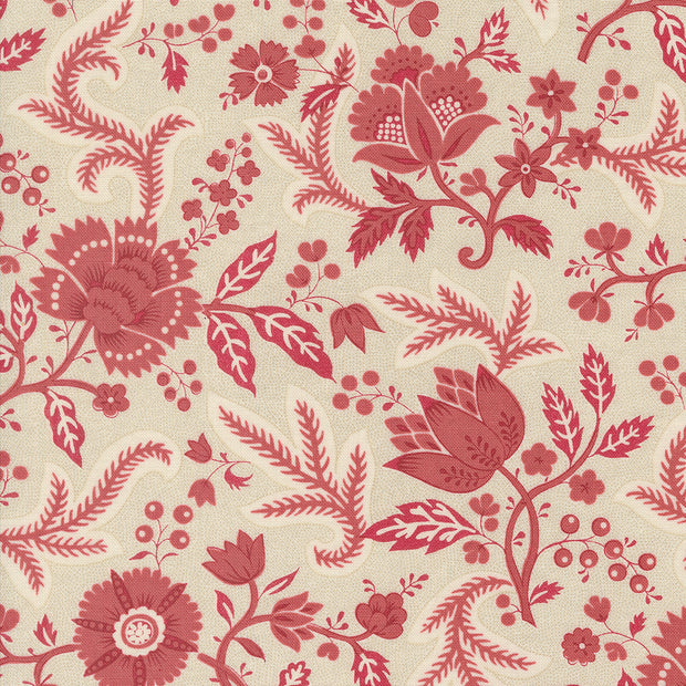 Moda Fabric - Rouenneries Trois Pearl Faded 1/2m