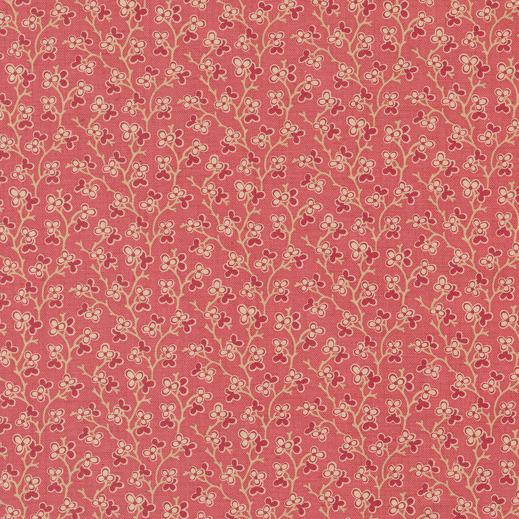 Moda Fabric - Rouenneries Faded Red 1/2m