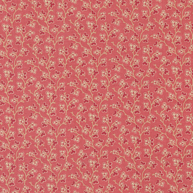 Moda Fabric - Rouenneries Faded Red 1/2m