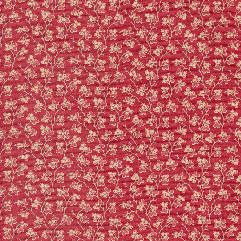 Moda Fabric - Rouenneries Rouge 1/2m