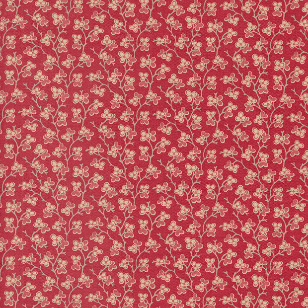 Moda Fabric - Rouenneries Rouge 1/2m