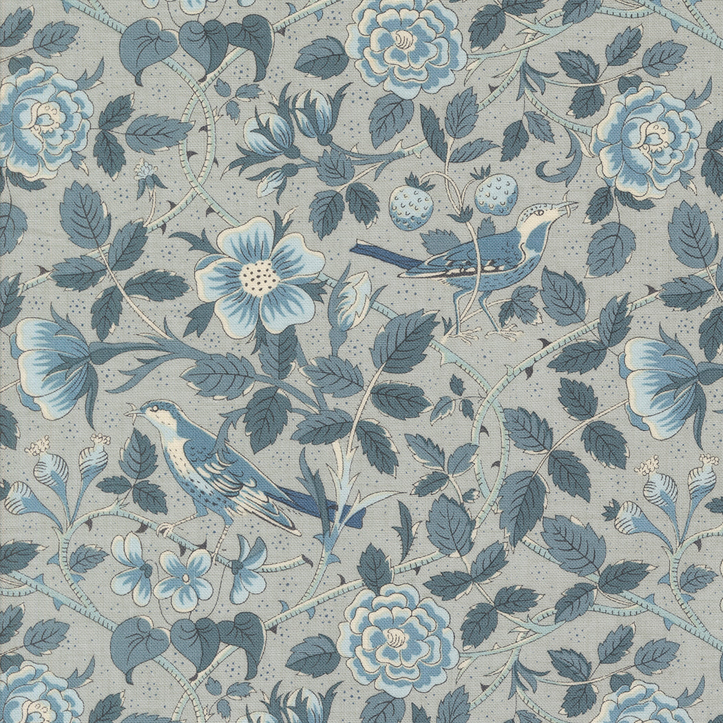 Sacre Bleu Oiseaux Florals Bird Ciel Blue