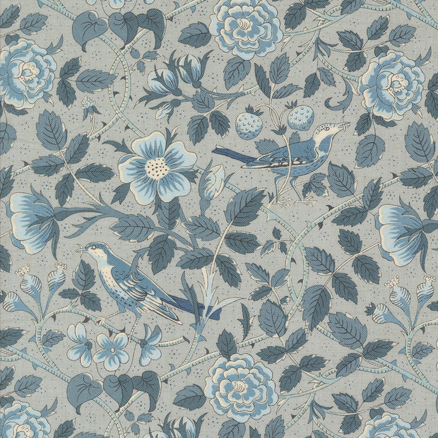 Sacre Bleu Oiseaux Florals Bird Ciel Blue