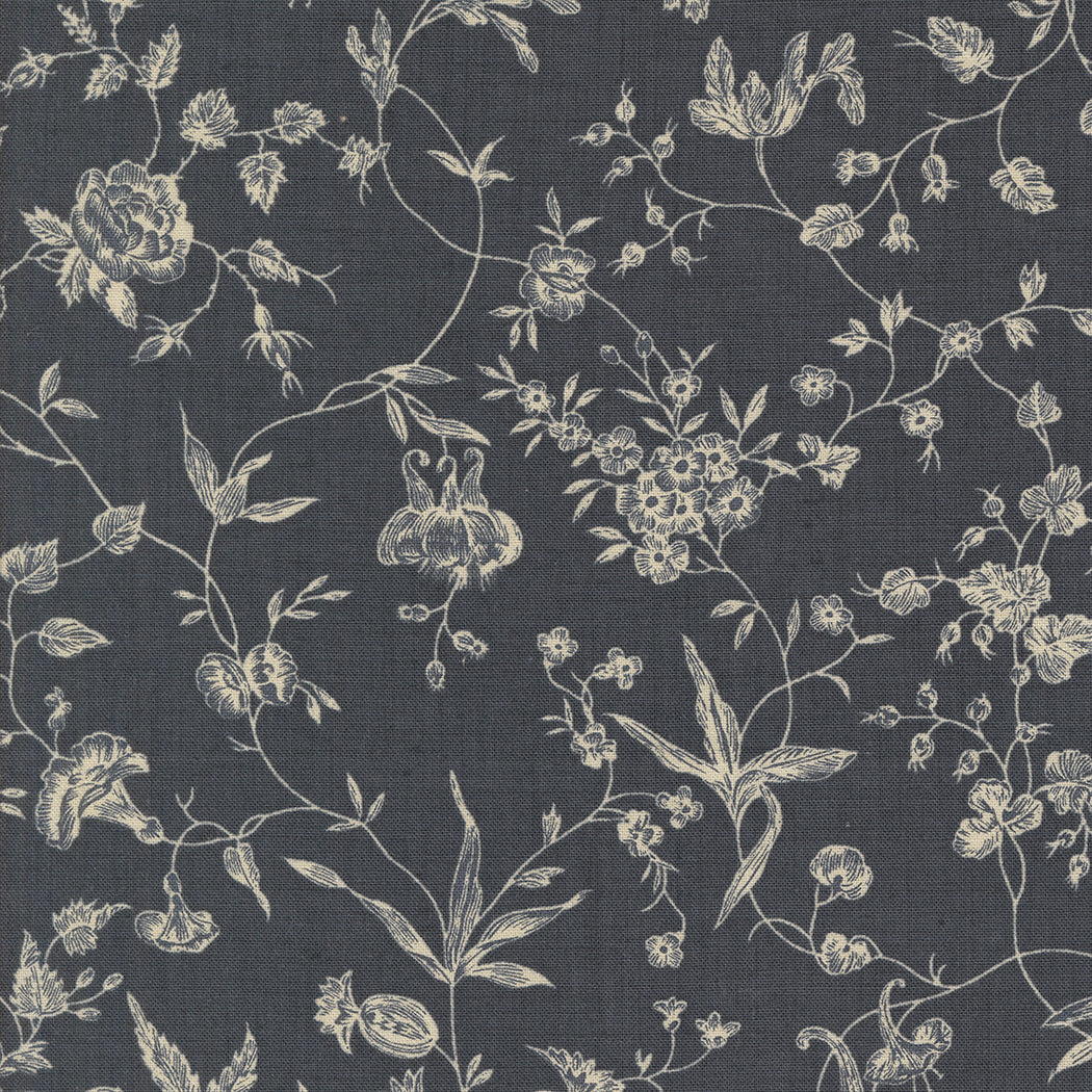 Sacre Bleu Pivoine Vines Indigo